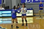 Volleyball vs Emerson  Wheaton College Women's Volleyball vs Emerson College. - Photo by Keith Nordstrom : Wheaton, Volleyball, VB2019